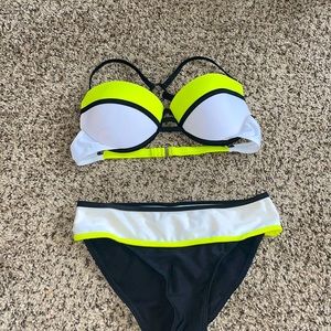 Neon/Black Bikini with padding